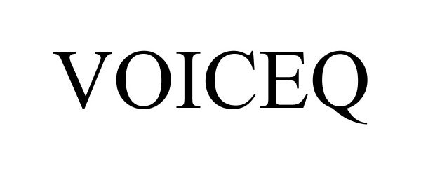 Trademark Logo VOICEQ
