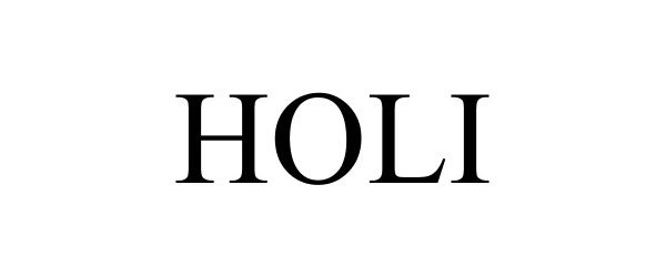 Trademark Logo HOLI