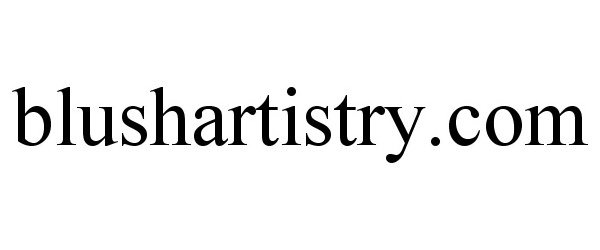 Trademark Logo BLUSHARTISTRY.COM