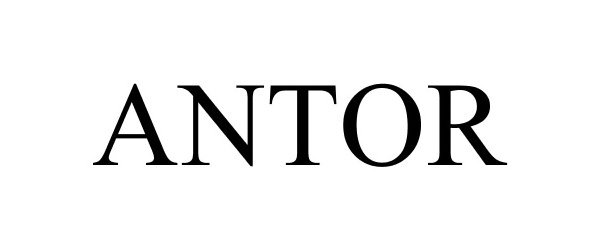 Trademark Logo ANTOR