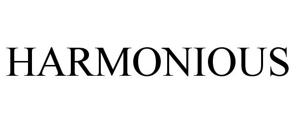 Trademark Logo HARMONIOUS