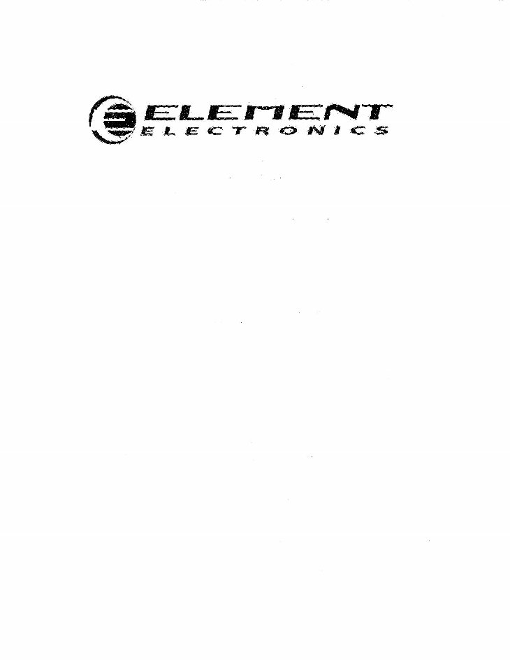 Trademark Logo E ELEMENT ELECTRONICS