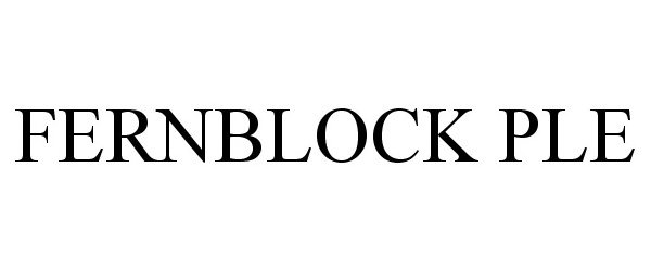  FERNBLOCK PLE