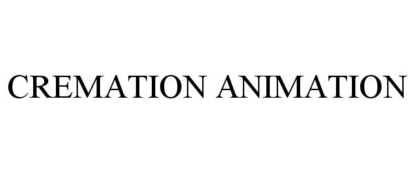Trademark Logo CREMATION ANIMATION