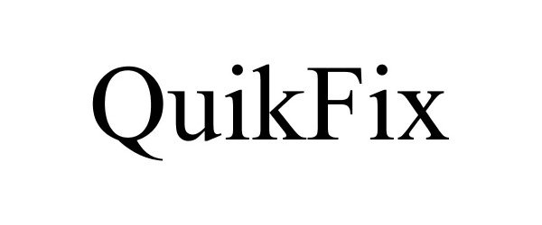 Trademark Logo QUIKFIX