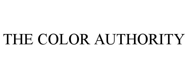 THE COLOR AUTHORITY