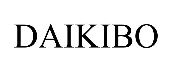 Trademark Logo DAIKIBO