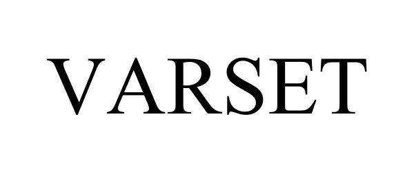 Trademark Logo VARSET