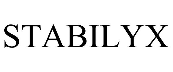 Trademark Logo STABILYX