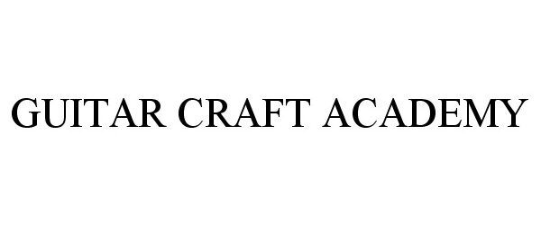  GUITAR CRAFT ACADEMY