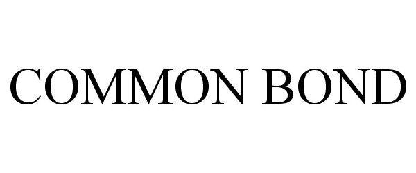 Trademark Logo COMMON BOND