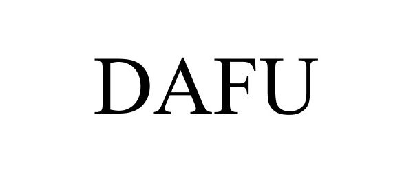 Trademark Logo DAFU