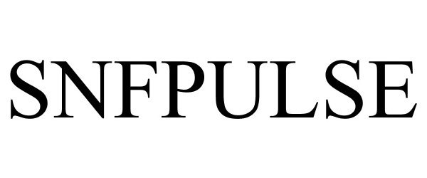 Trademark Logo SNFPULSE