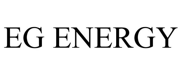 Trademark Logo EG ENERGY