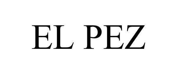 Trademark Logo EL PEZ