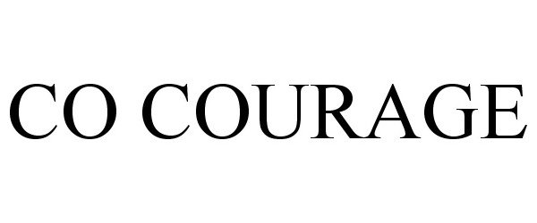 Trademark Logo CO COURAGE