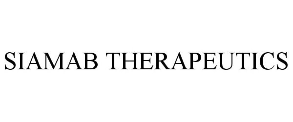 Trademark Logo SIAMAB THERAPEUTICS