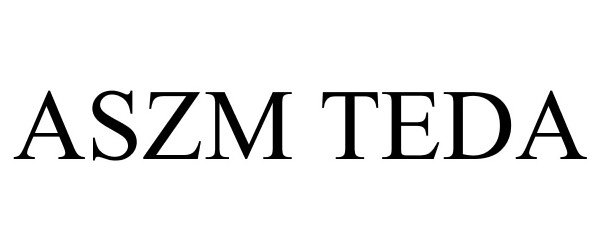 Trademark Logo ASZM TEDA