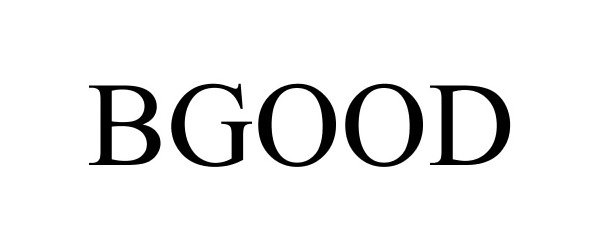 Trademark Logo BGOOD