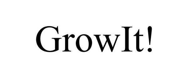 Trademark Logo GROWIT!