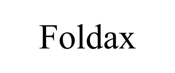 Trademark Logo FOLDAX