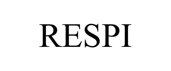 Trademark Logo RESPI