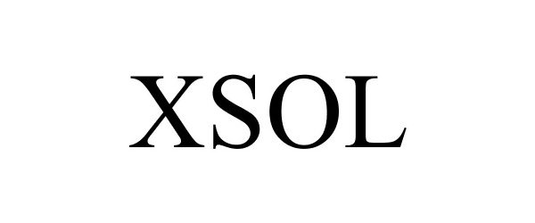 Trademark Logo XSOL