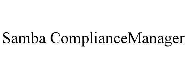  SAMBA COMPLIANCEMANAGER