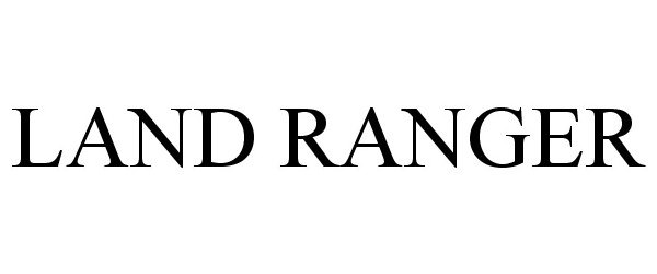 Trademark Logo LAND RANGER