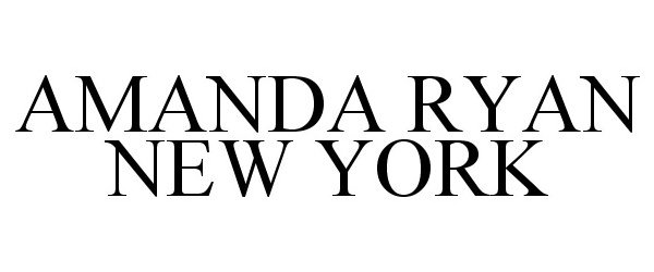  AMANDA RYAN NEW YORK