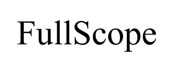 Trademark Logo FULLSCOPE