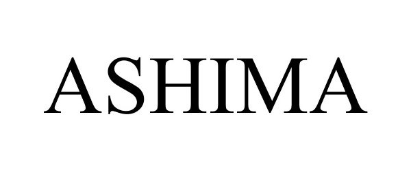 Trademark Logo ASHIMA