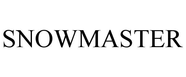 Trademark Logo SNOWMASTER