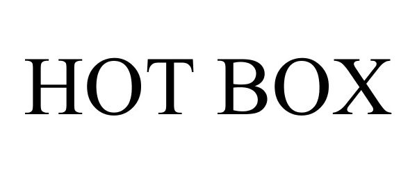 Trademark Logo HOT BOX