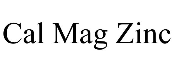  CAL MAG ZINC