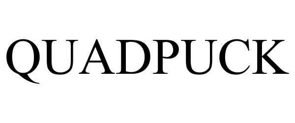 Trademark Logo QUADPUCK