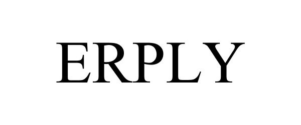 Trademark Logo ERPLY