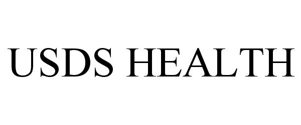 Trademark Logo USDS HEALTH
