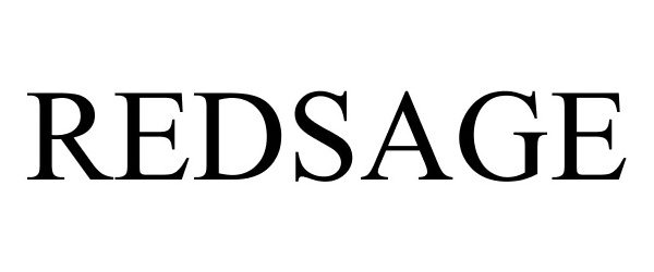 Trademark Logo REDSAGE