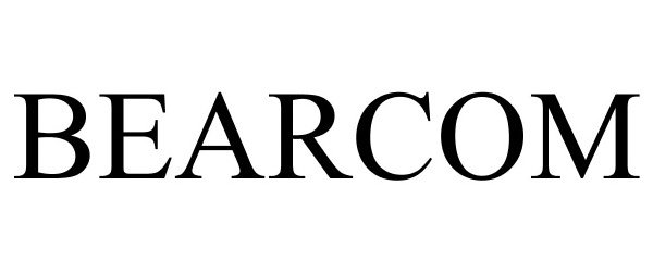 Trademark Logo BEARCOM