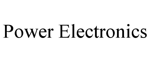  POWER ELECTRONICS