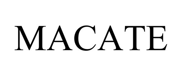  MACATE