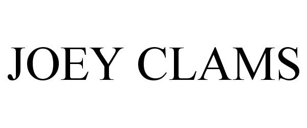 Trademark Logo JOEY CLAMS