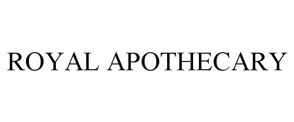 Trademark Logo ROYAL APOTHECARY