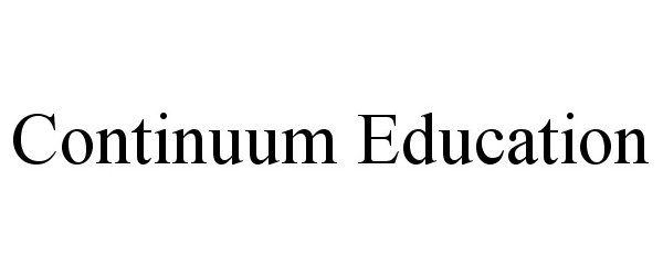  CONTINUUM EDUCATION