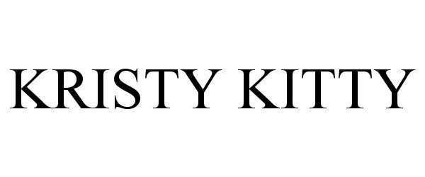 Trademark Logo KRISTY KITTY