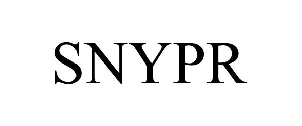 Trademark Logo SNYPR