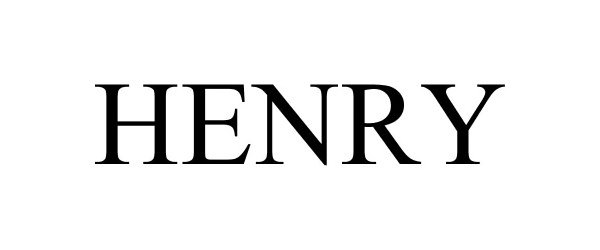 Trademark Logo HENRY
