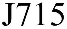 Trademark Logo J715