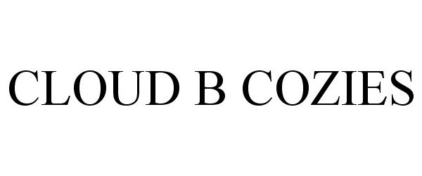 Trademark Logo CLOUD B COZIES